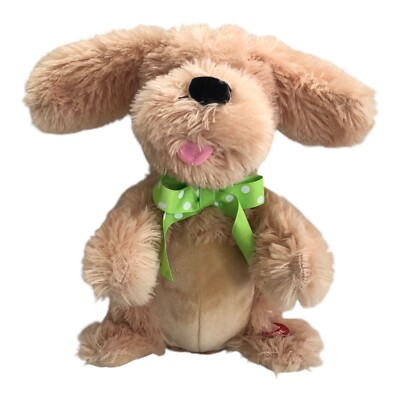 Cuddle Barn Animated Plush Dog Sings If Your Happy You Know It Has Tags Easter 