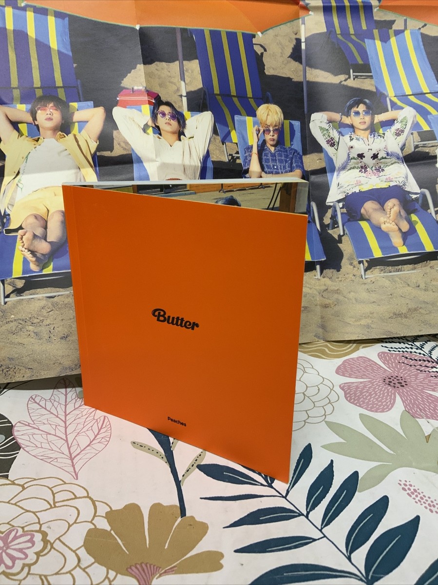 🏖️ BTS Butter ( Peaches Version) ( ONLY POSTER & BOOK ) 🆕AS