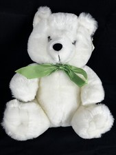 Vintage Menagerie First  Main 14" Plush White Teddy DA BEAR