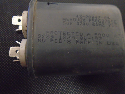 43-20847-12 -Rheem OEM Oval Replacement Run Capacitor 10 UF Mfd 370 Volt