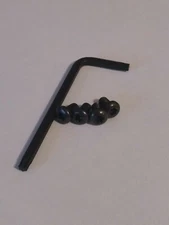 1911 Grip Screws, Black Oxide, T15 Torx (Wrench Included)