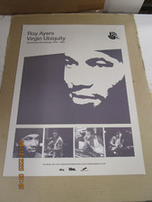 ROY AYERS Virgin Ubiquity 1976-1981 Promo Poster New! Unused! BBE Rapster 2003