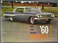 1960 Chevrolet 24pg Catalog Impala Belair Biscayne Wagon Nice Original 60 1960 Chevrolet 24pg Catalog Impala Belair Biscayne Wagon Nice Original 60
