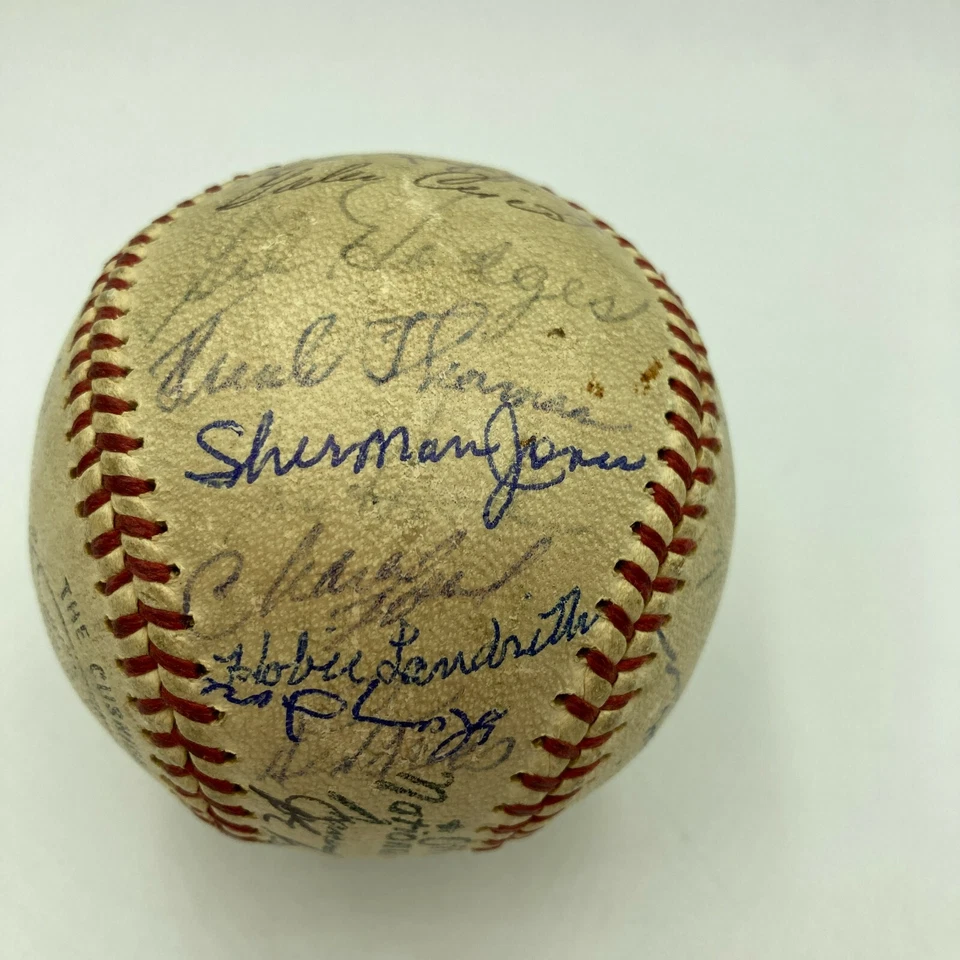 1962 New York Mets Inaugural Season Team Signed Baseball With Gil Hodges JSA COA - Image 2 of 4