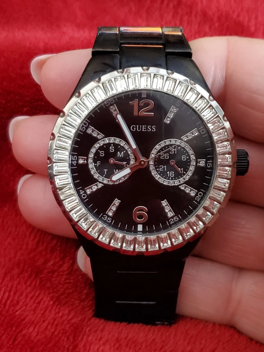 Guess ceramic ladies clearance watch