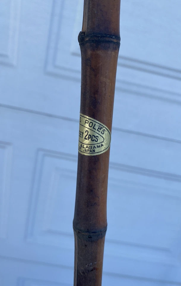 Lews Fishing Cane fishing pole 10ft 2 Pc Vintage Bamboo Rod Japan - Image 3 of 4