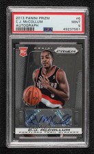 2013-14 Panini Prizm Auto CJ McCollum #6 PSA 9 MINT Auto 07d9