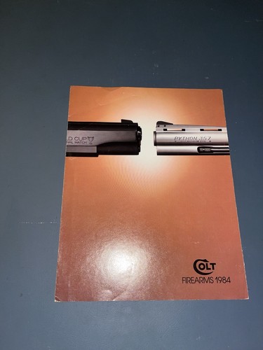 VINTAGE COLT FIREARMS CATALOG 1984, Nice! Fast Shipping!