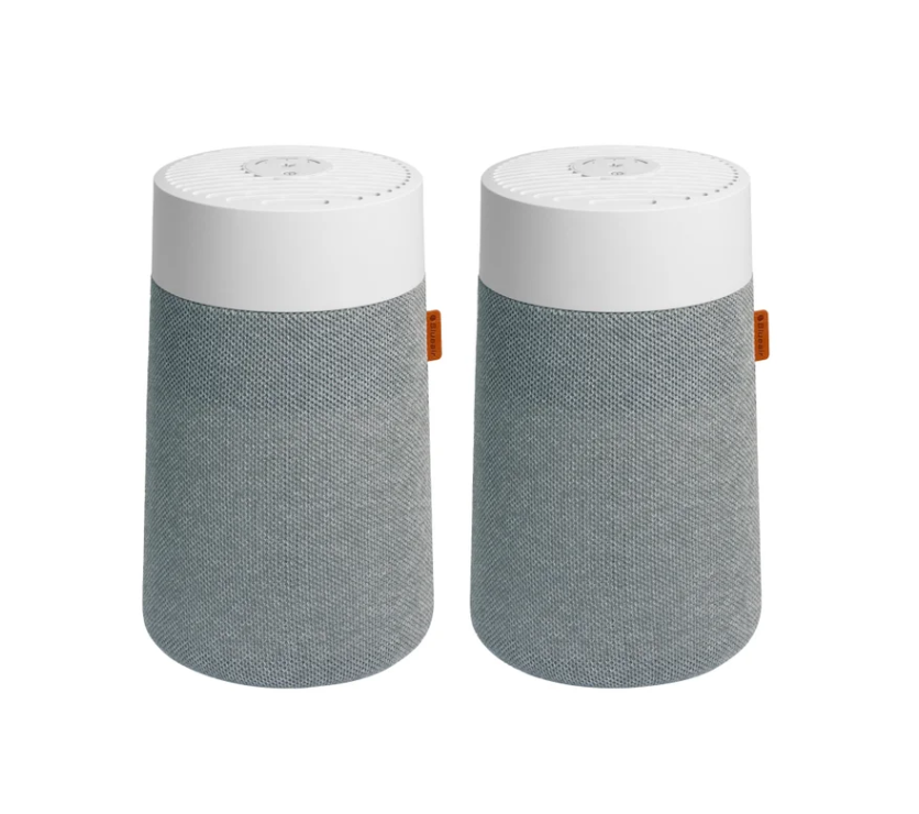Blueair Blue Pure Mini Max Air Purifier 2 Pack | HEPA-Type Filter | Quiet 25 dB