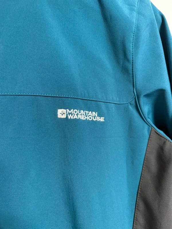 Mountain Warehouse Softshell Jacket Teal/Black Wo… - image 4