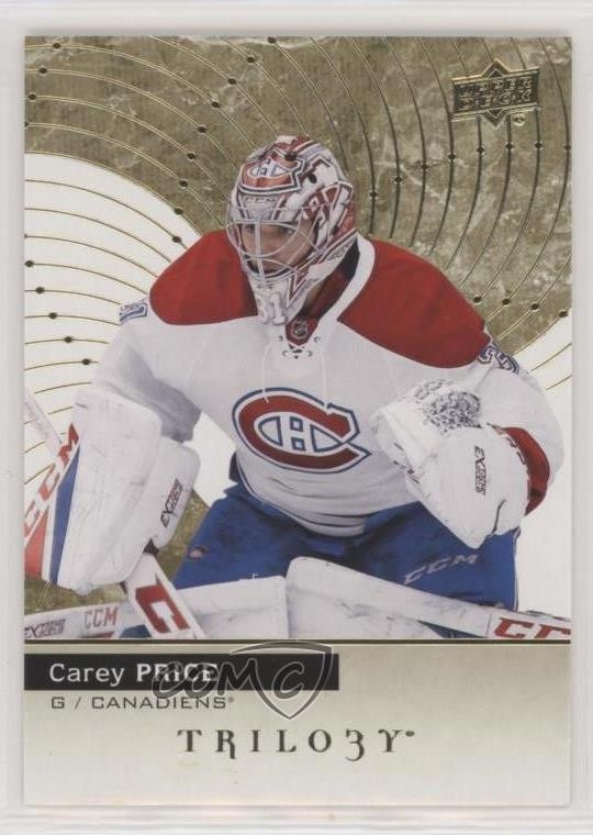 Carey Price #40 2017-18 Upper Deck Trilogy Hockey