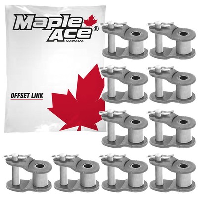 #35 Offset Half Link for Roller Chain Single Strand (Qty 10)