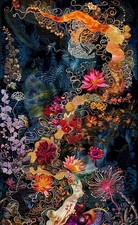 5D Flower DIY Diamond Art Kits for Adults,Flower Vine Diamond Paintings Kits for