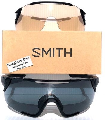 Smith Optics ATTACK MAG MTB  BLACKOUT ChrmaPop w Low Light 2 Lens Sunglass