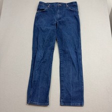 Wrangler Jeans Mens 36x32 Blue 13MWZ Cowboy Cut Original Fit Denim Work Pants
