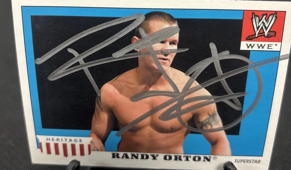 Randy Orton Autograph Indiana Wrestling Trading Cards for Randy Orton Autograph Indiana Wrestling Trading Cards for