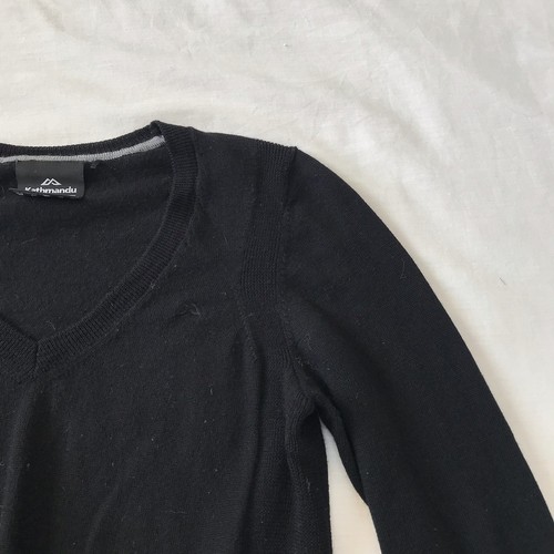 Kathmandu Damen Strick Pullover Langarm Gr. 8 M V-Ausschnitt Merinowolle - Bild 9 von 12