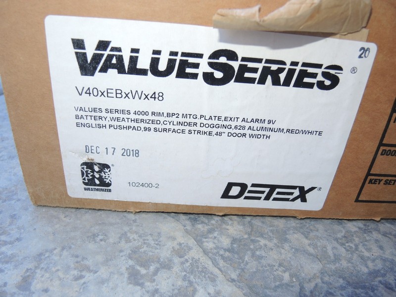 Detex V40xEBxWx48 Emergency Exit Alarm PARTS
