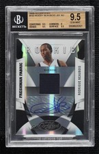 2009-10 Certified Freshman Fabric Signatures Rodrigue Beaubois BGS 9.5 Auto e8i