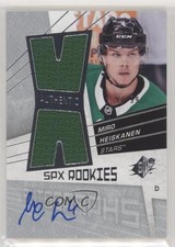 2018 SPx 08-09 Retro Rookies Jersey 97/99 Tier 2 Miro Heiskanen #08A-MH Auto 3vx