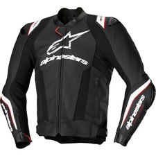 Alpinestars Missile V3 Ignition Leather Jacket Motorbike Black / White