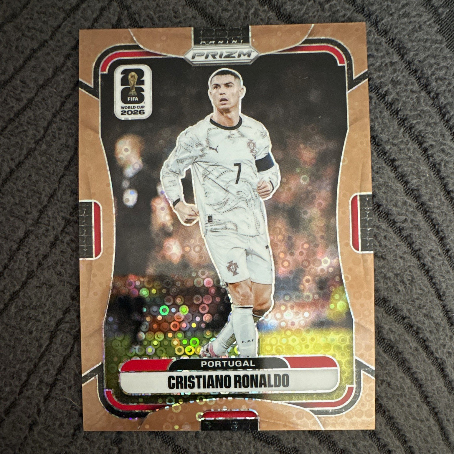 Panini Prizm 2026 FIFA World Cup Cristiano Ronaldo #367 Bronze Disco /175