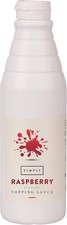 Simply Raspberry Topping Sauce, Dairy Free Ready to Use Dessert Sauce for Ice C