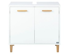 LOOKS by Wolfgang Joop Badschrank Waschbeckenunterschrank Bad weiß Softclose