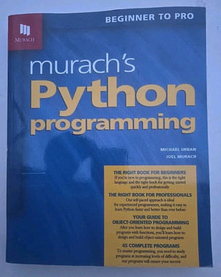 Murachs Python Programming (2nd Edition) - Paperback By Joel Murach 