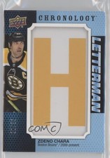 2019 Chronology Letterman Letter Relics 20/35 Zdeno Chara #L-BO-ZC Patch HOF fc5