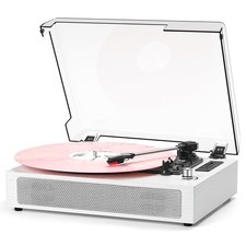 Vinyl Records Player Bluetooth with Bulit-in Speaker Vintage Record Player wi...
