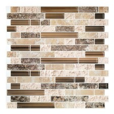 Yipscazo 10 Sheet 12''x12'' Peel and Stick Backsplash Tile for Kitchen, Self-...