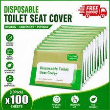 10/30/50/100Pcs Disposable Toilet Seat Covers Portable Travel Hotel Camping