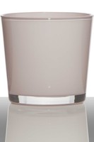 Inna-Glas Orchideentopf Alena, Zylinder - Rund, Hellrosa, 16Cm, Ø 17Cm