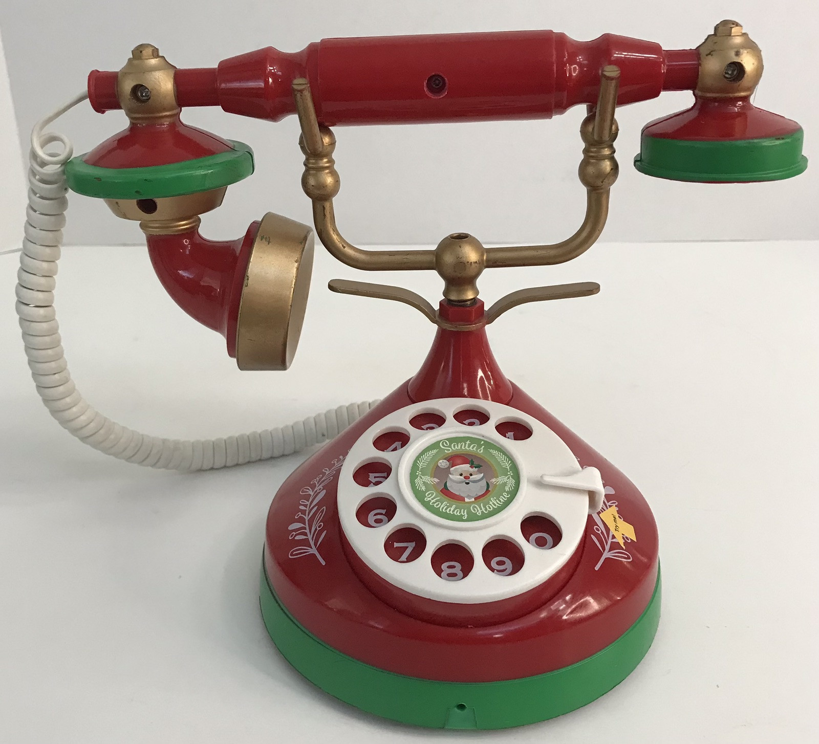 Vintage Gemmy Santa Hotline Working Telephone Collectible with Video Proof