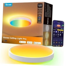 Govee Smart Ceiling Light 4300LM RGBIC 2700K-6500K 1 Pack 15 Inch