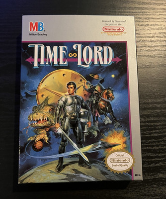 Milton Bradley Time Lord NES 1990 Action-Adventure Game w/ Box & Manual