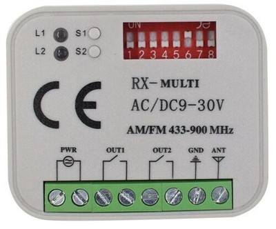 Universal Funkempfänger RX kompatibel mit Sommer 4020 - Hörmann HSM 4- Marantec