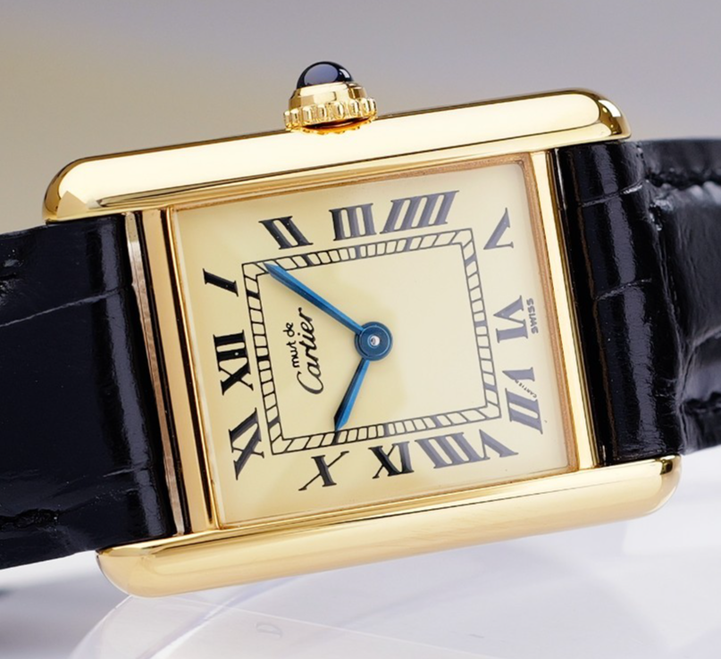 Cartier Watch Must Tank Ivory Dial Roman index SM 21mm Women  display picture 1