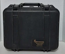 Browning Travel Vault Case Black Hardshell Handle Padded foam Insert Model  4215