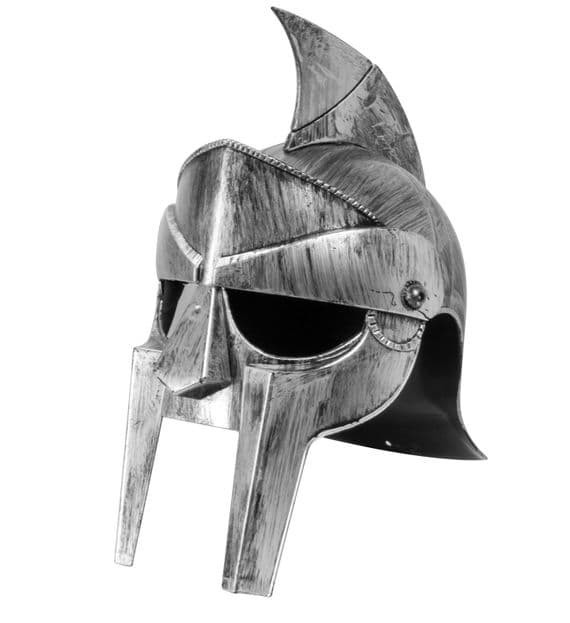 Adult Hard Plastic Gladiator Helmet with Visor