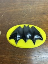 Vintage 1977 Hong Kong Batman Bat Signal Cake Topper 4" x 2 1/2" Wilton's