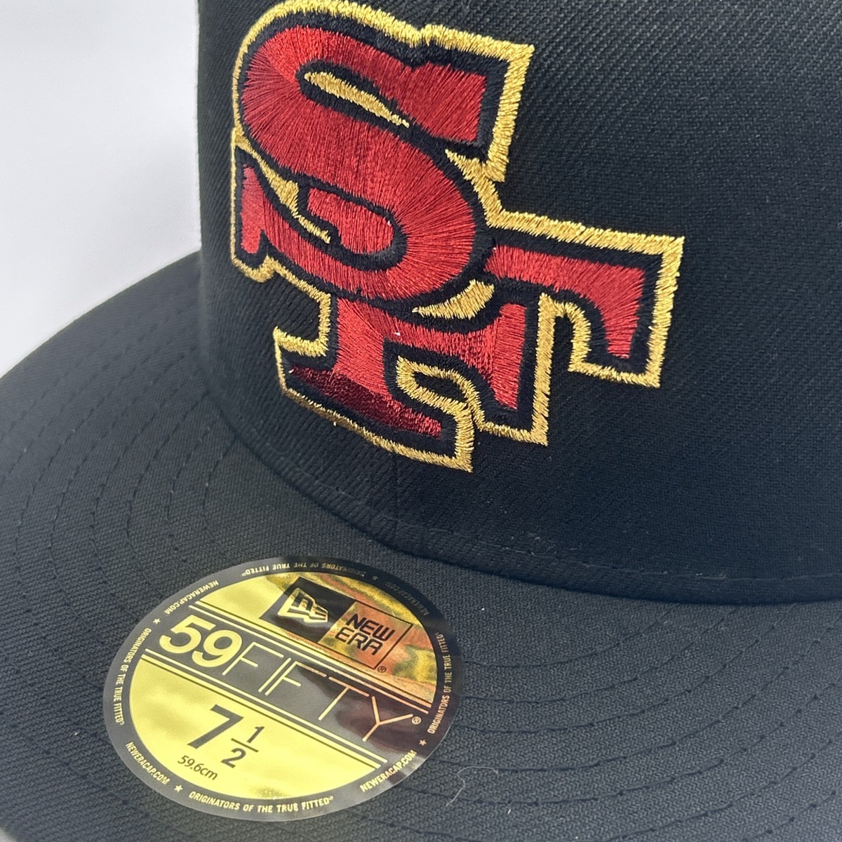 San Francisco 49ers Hat New Era 59Fifty Black 40th