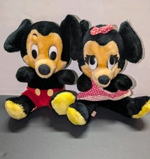 VINTAGE RARE DISNEY MICKEY MINNIE MOUSE PLUSH STUFFED ANIMAL TOY
