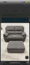 NEW SOFA. Brand New Two Seater Electric Recliner . With Matching Ottoman F/Stool
