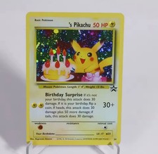 Carta Pikachu Compleanno – edizione celebrativa, collezione Pokemon