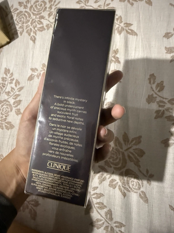 Clinique ~ AROMÁTICOS en NEGRO ~ PERFUME Eau de Parfum EDP Spray 3,4 oz 100 ml Foto 2 de 3