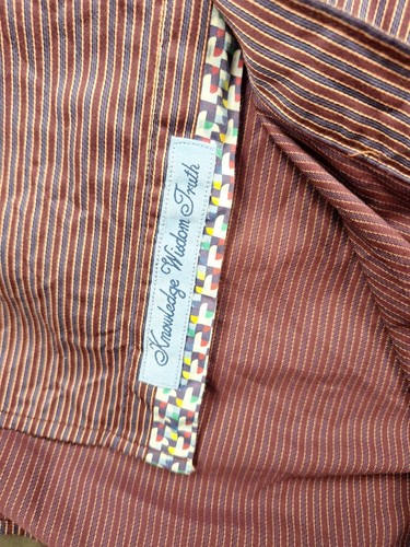 Robert Graham X Shirt Mens Large Fit Striped Multi color Flip Cuff Rodeo Western - Picture 3 of 11