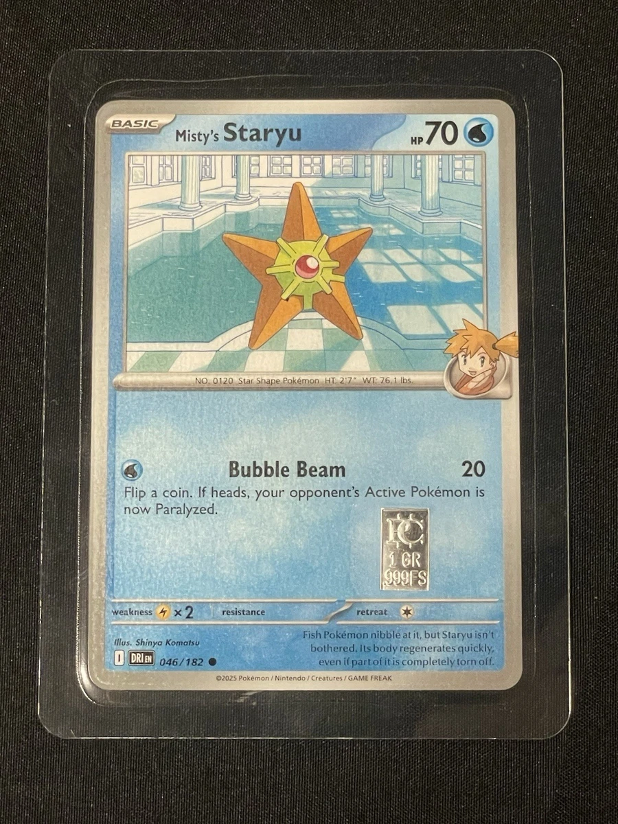 Misty's Staryu Pokémon TCG Cards for sale | eBay
