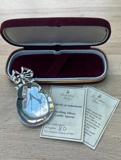 Fine Sterling Silver Buckingham Palace Ltd Edition Caddy Spoon By Neil Lasher